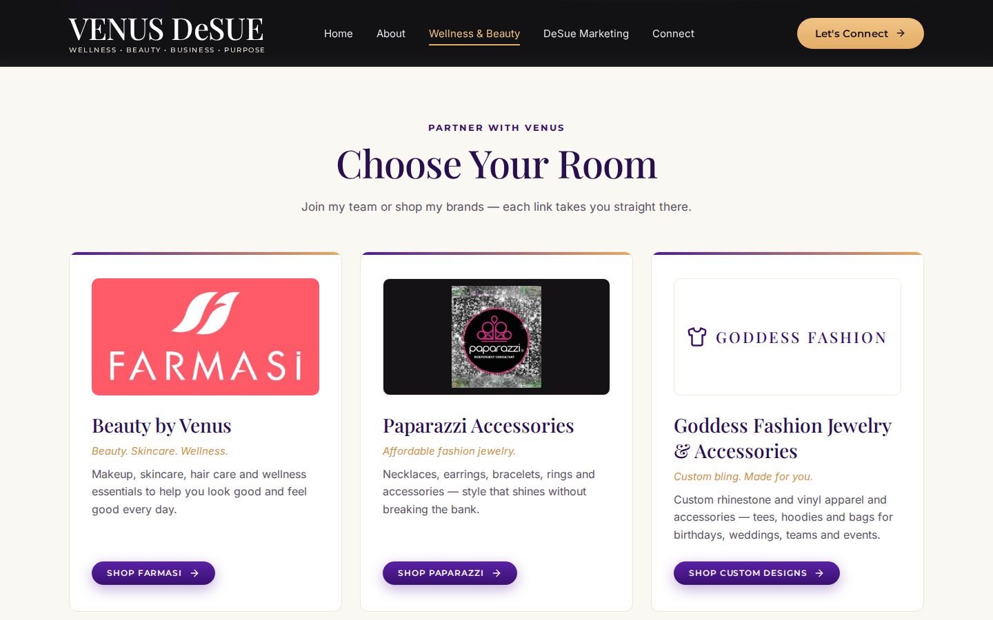 Business links section