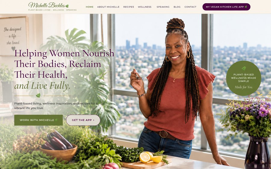 My Vegan Kitchen Life website